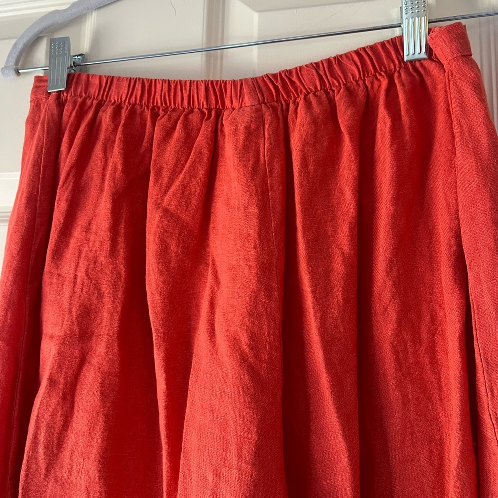 Bryn Walker Wide Leg Linen Pants - Picture 3 of 4